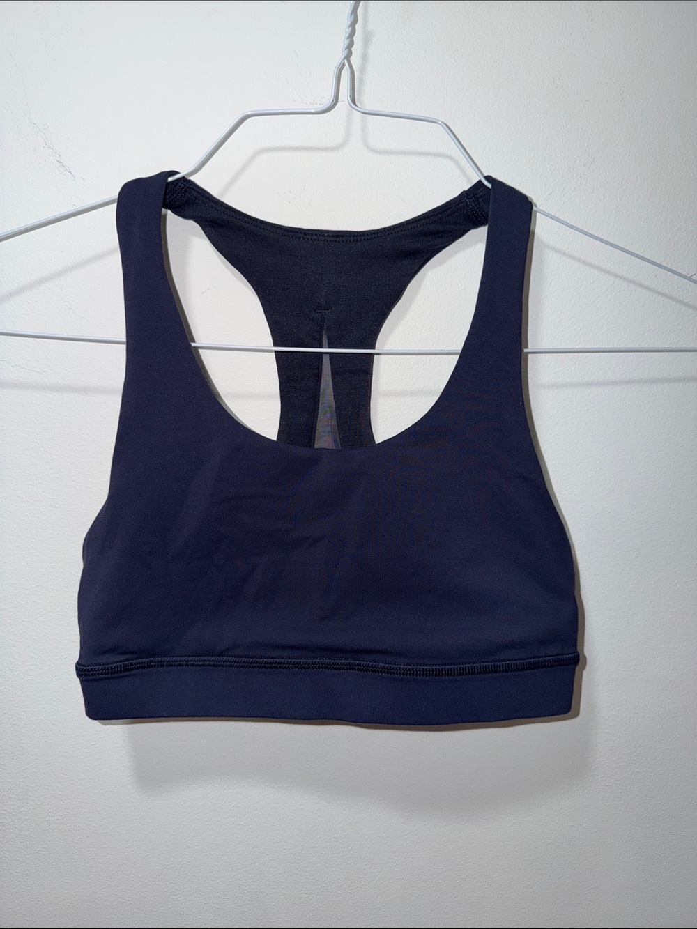 Lululemon‎ Racerback Energy Bra Navy Blue Size 2 Yoga Workout Activewear Running